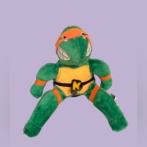 Vintage 1989 Teenage Mutant Ninja Plush - Michelangelo by Ace Novelty